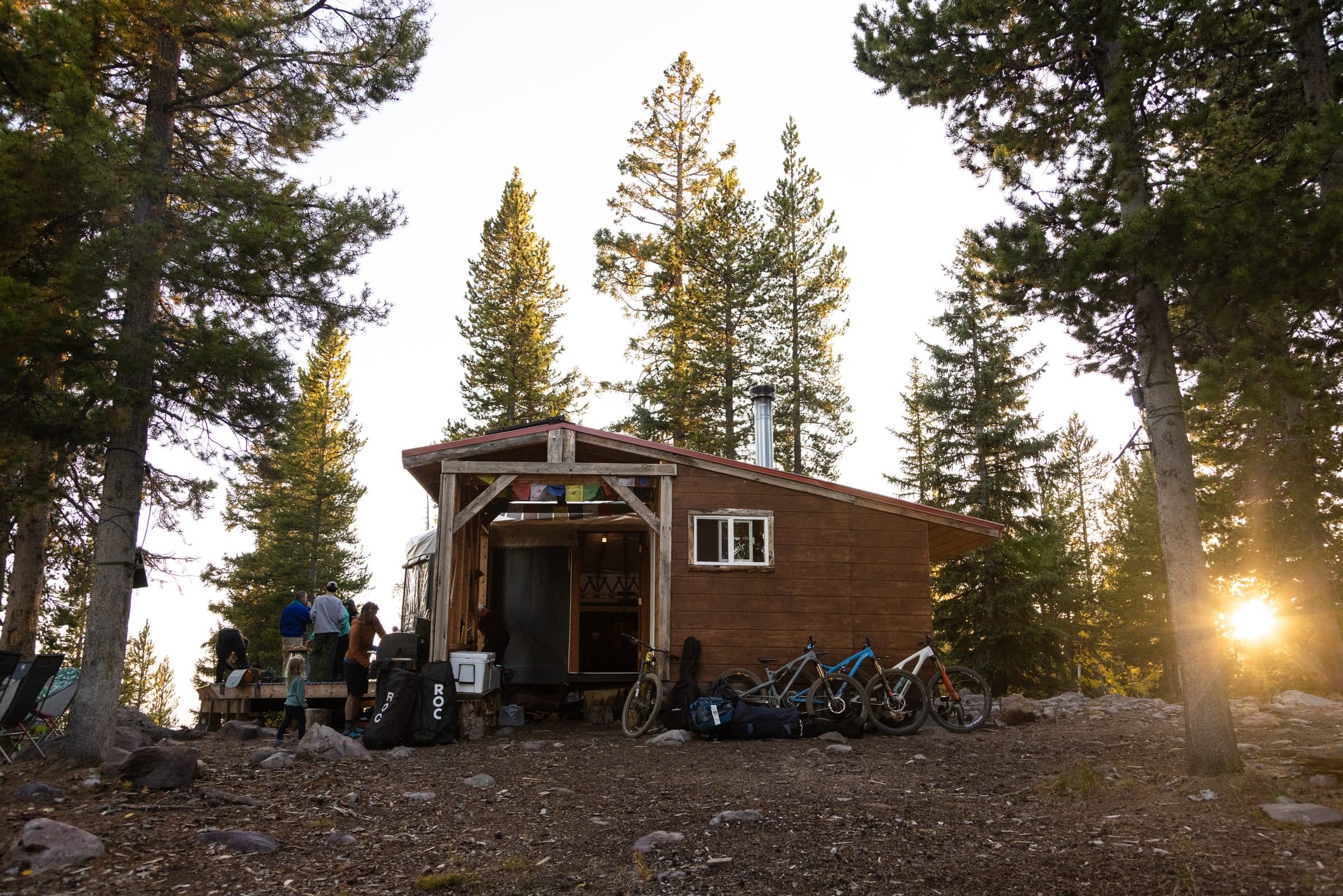 An Inspired Summit yurt in the Uinta Mountains